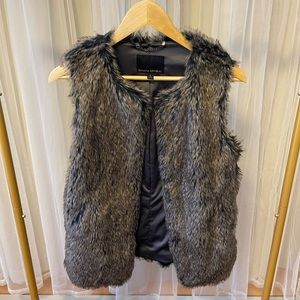 Banana Republic Faux Fur Vest